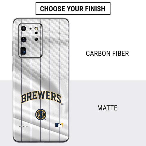 MLB Milwaukee Brewers Alternate/Away Jersey Galaxy S20 Ultra 5G Skin