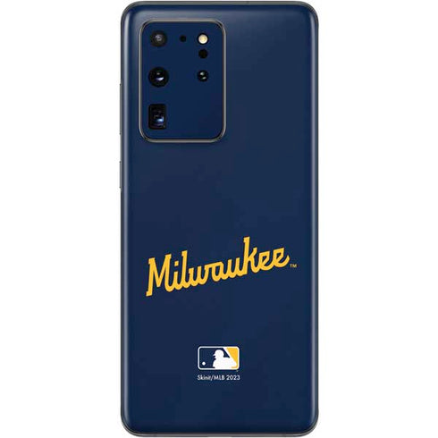 MLB Milwaukee Brewers Alternate/Away Jersey Galaxy S20 Ultra 5G Skin