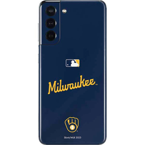 MLB Milwaukee Brewers Alternate/Away Jersey Galaxy S21 5G Skin