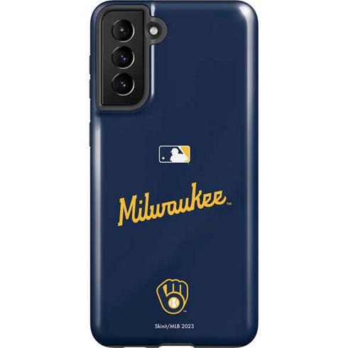 MLB Milwaukee Brewers Alternate/Away Jersey Galaxy S21 Plus 5G Pro Case