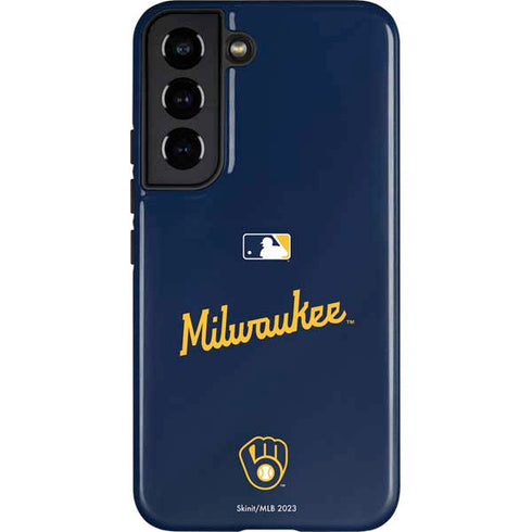 MLB Milwaukee Brewers Alternate/Away Jersey Galaxy S22 Pro Case