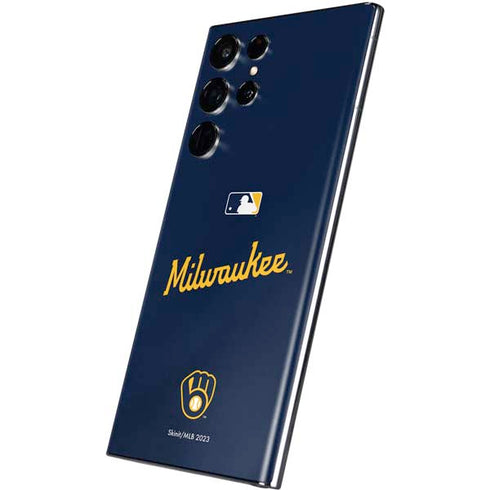 MLB Milwaukee Brewers Alternate/Away Jersey Galaxy S22 Ultra Skin