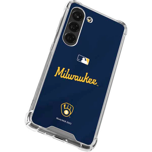 MLB Milwaukee Brewers Alternate/Away Jersey Galaxy S23 Clear Case