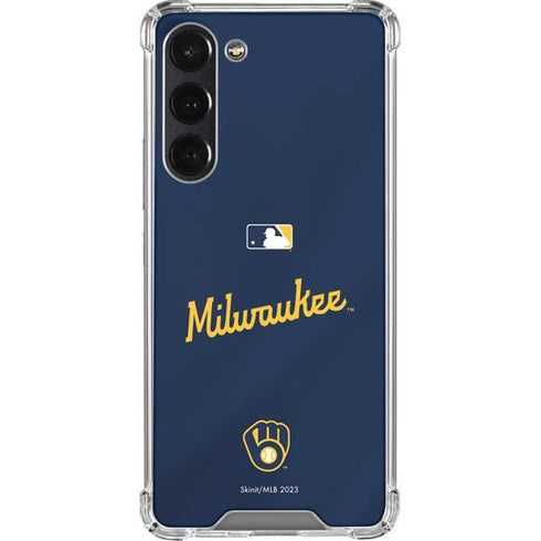 MLB Milwaukee Brewers Alternate/Away Jersey Galaxy S23 Plus Clear Case