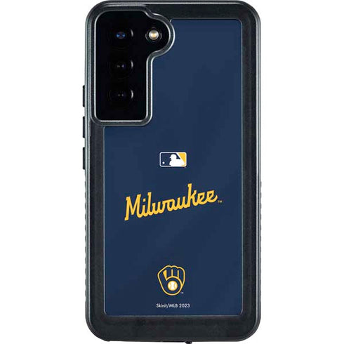 MLB Milwaukee Brewers Alternate/Away Jersey Galaxy S23 Plus Waterproof Case