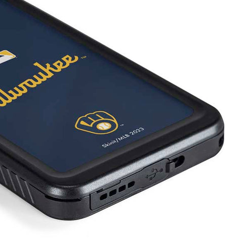 MLB Milwaukee Brewers Alternate/Away Jersey Galaxy S23 Waterproof Case