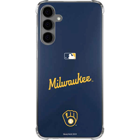 MLB Milwaukee Brewers Alternate/Away Jersey Galaxy S24 Plus Clear Case