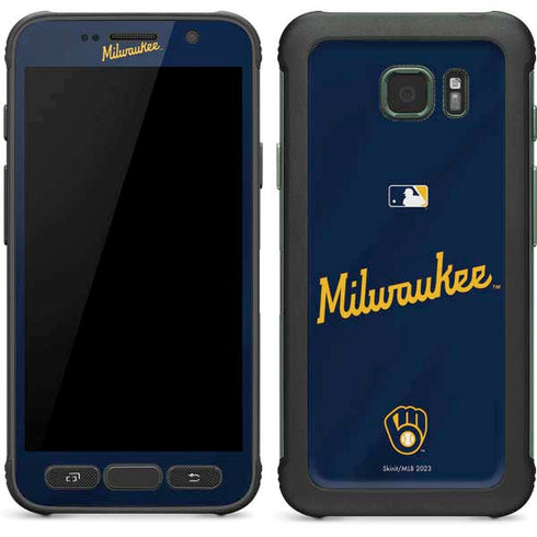 MLB Milwaukee Brewers Alternate/Away Jersey Galaxy S7 Active Skin