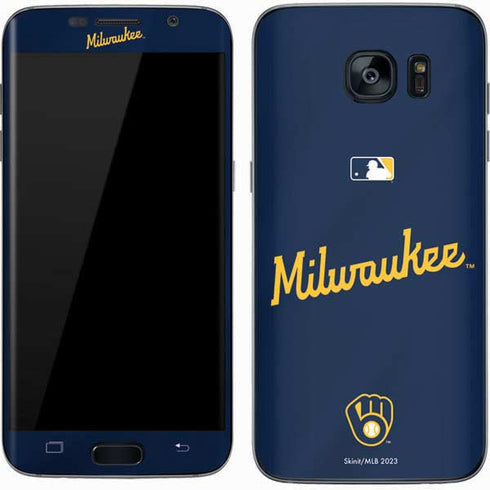 MLB Milwaukee Brewers Alternate/Away Jersey Galaxy S7 Skin