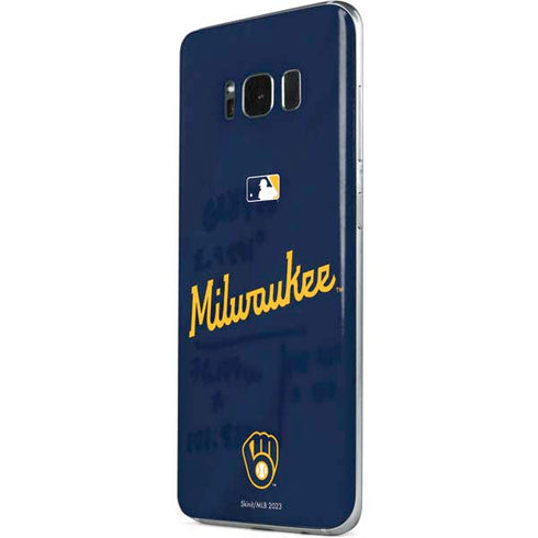 MLB Milwaukee Brewers Alternate/Away Jersey Galaxy S8 Plus Skin
