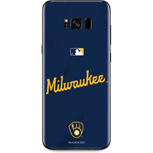 MLB Milwaukee Brewers Alternate/Away Jersey Galaxy S8 Skin