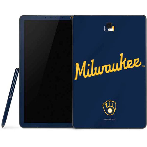 MLB Milwaukee Brewers Alternate/Away Jersey Samsung Galaxy Tab Skin