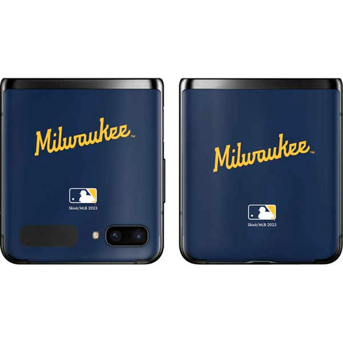 MLB Milwaukee Brewers Alternate/Away Jersey Galaxy Z Flip Skin