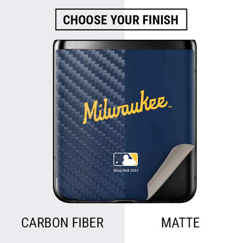 MLB Milwaukee Brewers Alternate/Away Jersey Galaxy Z Flip Skin