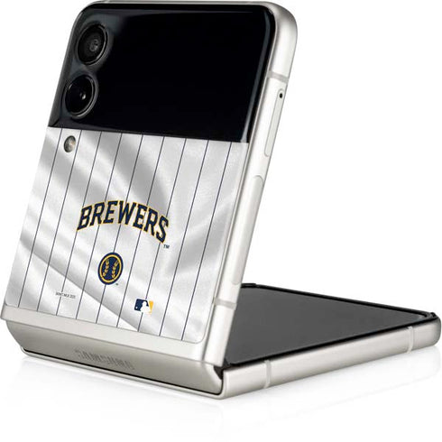 MLB Milwaukee Brewers Alternate/Away Jersey Galaxy Z Flip4 5G Skin
