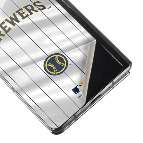 MLB Milwaukee Brewers Alternate/Away Jersey Galaxy Z Fold2 5G Skin
