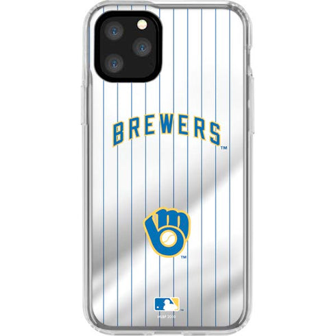 MLB Milwaukee Brewers Alternate/Away Jersey iPhone 11 Pro Clear Case