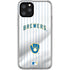 MLB Milwaukee Brewers Alternate/Away Jersey iPhone 11 Pro Clear Case