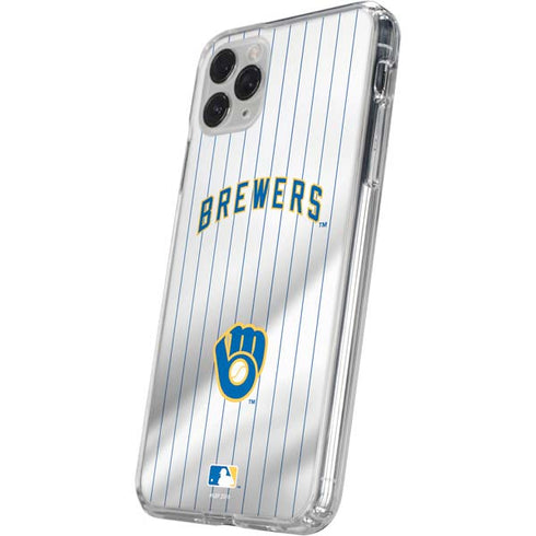 MLB Milwaukee Brewers Alternate/Away Jersey iPhone 11 Pro Clear Case