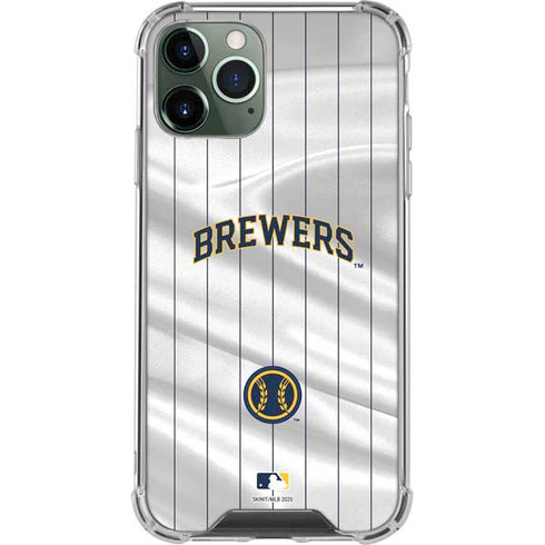 MLB Milwaukee Brewers Alternate/Away Jersey iPhone 11 Pro Max Clear Case