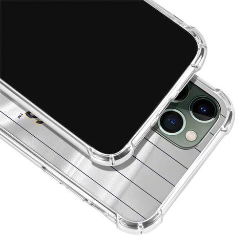 MLB Milwaukee Brewers Alternate/Away Jersey iPhone 11 Pro Max Clear Case