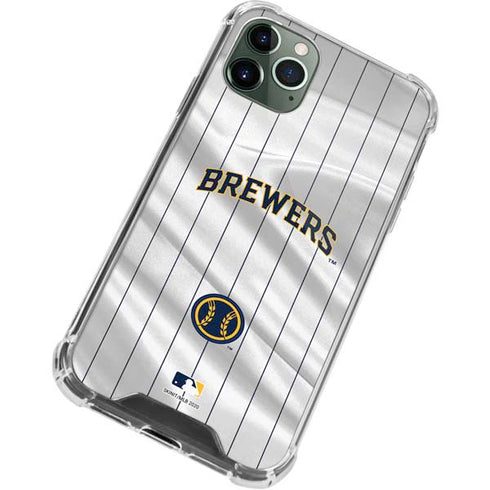 MLB Milwaukee Brewers Alternate/Away Jersey iPhone 11 Pro Max Clear Case