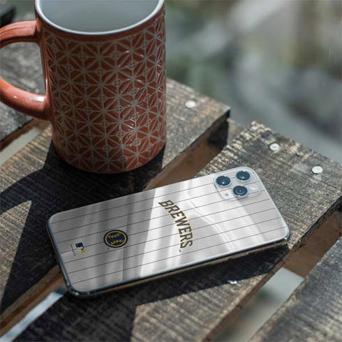 MLB Milwaukee Brewers Alternate/Away Jersey iPhone 11 Pro Max Skin
