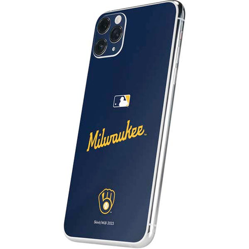 MLB Milwaukee Brewers Alternate/Away Jersey iPhone 11 Pro Max Skin