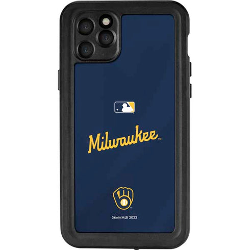 MLB Milwaukee Brewers Alternate/Away Jersey iPhone 11 Pro Max Waterproof Case