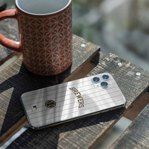 MLB Milwaukee Brewers Alternate/Away Jersey iPhone 11 Pro Skin