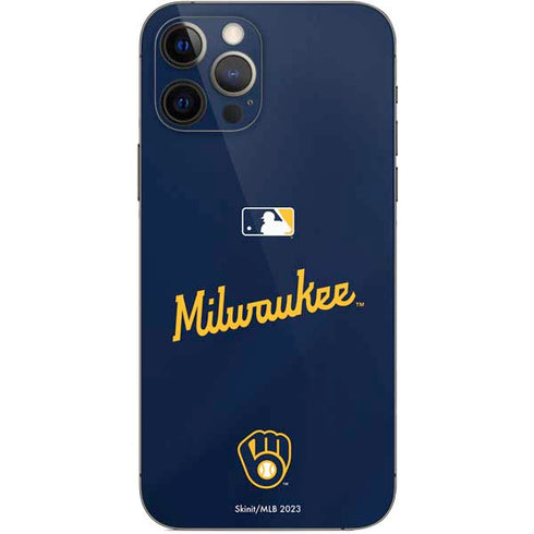MLB Milwaukee Brewers Alternate/Away Jersey iPhone 12 Pro Skin