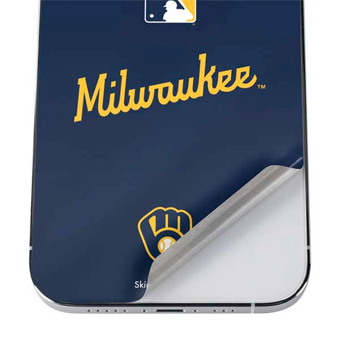 MLB Milwaukee Brewers Alternate/Away Jersey iPhone 12 Pro Skin