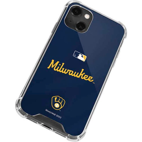 MLB Milwaukee Brewers Alternate/Away Jersey iPhone 13 Mini Clear Case