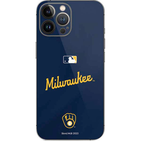 MLB Milwaukee Brewers Alternate/Away Jersey iPhone 13 Pro Max Skin