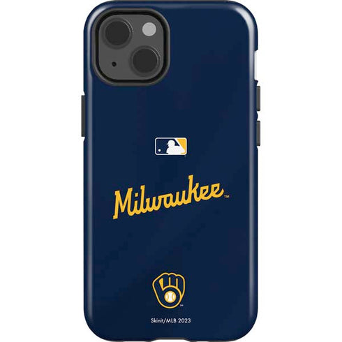 MLB Milwaukee Brewers Alternate/Away Jersey iPhone 15 Impact Case