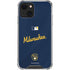 MLB Milwaukee Brewers Alternate/Away Jersey iPhone 14 Plus Clear Case
