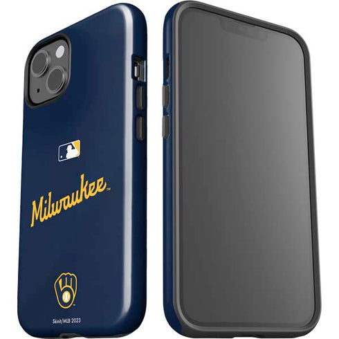 MLB Milwaukee Brewers Alternate/Away Jersey iPhone 15 Plus Impact Case