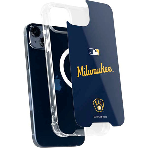 MLB Milwaukee Brewers Alternate/Away Jersey iPhone 15 Plus MagSafe Case