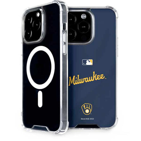 MLB Milwaukee Brewers Alternate/Away Jersey iPhone 15 Pro MagSafe Case
