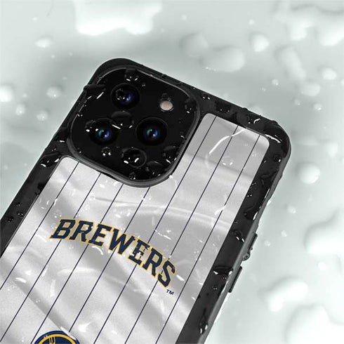MLB Milwaukee Brewers Alternate/Away Jersey iPhone 14 Pro Max Waterproof Case