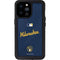 MLB Milwaukee Brewers Alternate/Away Jersey iPhone 14 Pro Max Waterproof Case