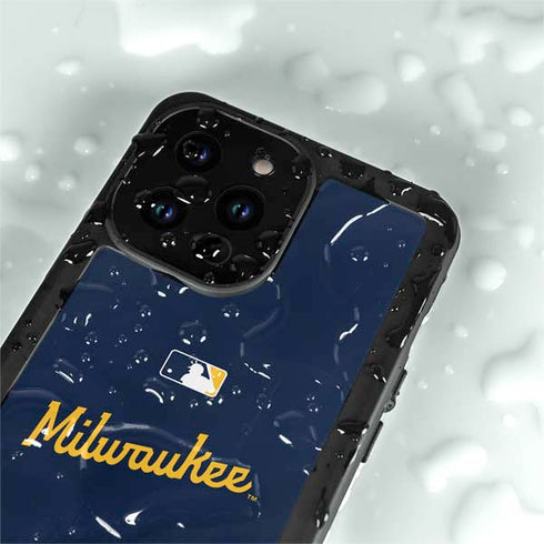 MLB Milwaukee Brewers Alternate/Away Jersey iPhone 14 Pro Waterproof Case