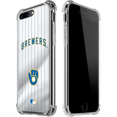 MLB Milwaukee Brewers Alternate/Away Jersey iPhone 7/8 Plus Clear Case