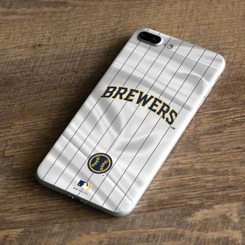 MLB Milwaukee Brewers Alternate/Away Jersey iPhone 8 Plus Skin