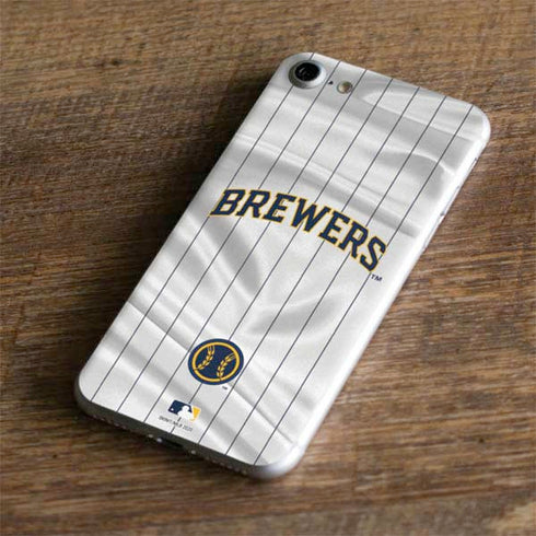 MLB Milwaukee Brewers Alternate/Away Jersey iPhone 8 Skin