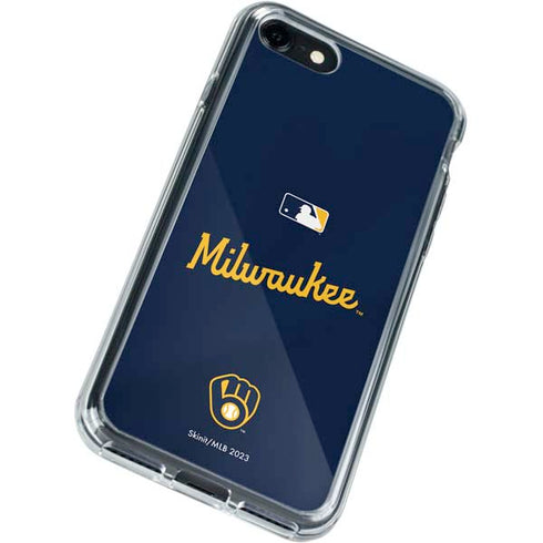 MLB Milwaukee Brewers Alternate/Away Jersey iPhone SE (2nd & 3rd Gen) Clear Case
