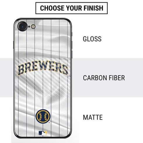 MLB Milwaukee Brewers Alternate/Away Jersey iPhone SE (2nd & 3rd Gen) Skin