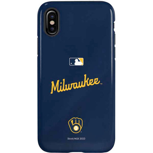 MLB Milwaukee Brewers Alternate/Away Jersey iPhone X Pro Case