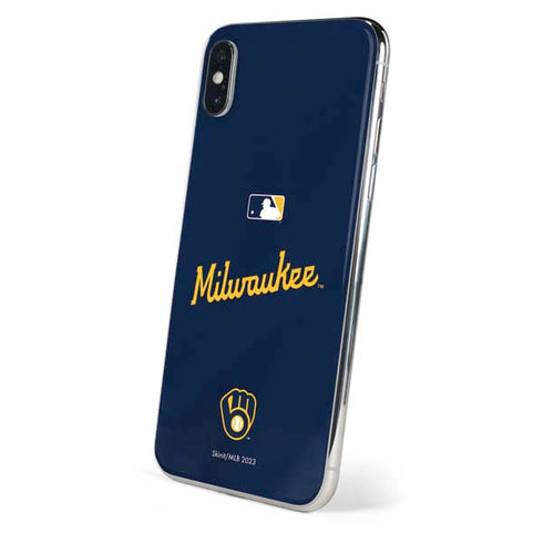 MLB Milwaukee Brewers Alternate/Away Jersey iPhone X Skin