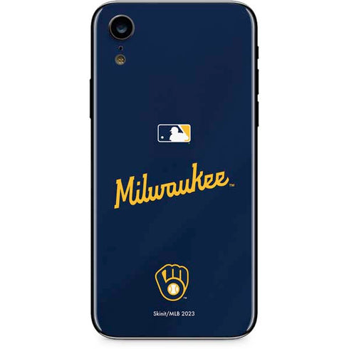 MLB Milwaukee Brewers Alternate/Away Jersey iPhone XR Skin